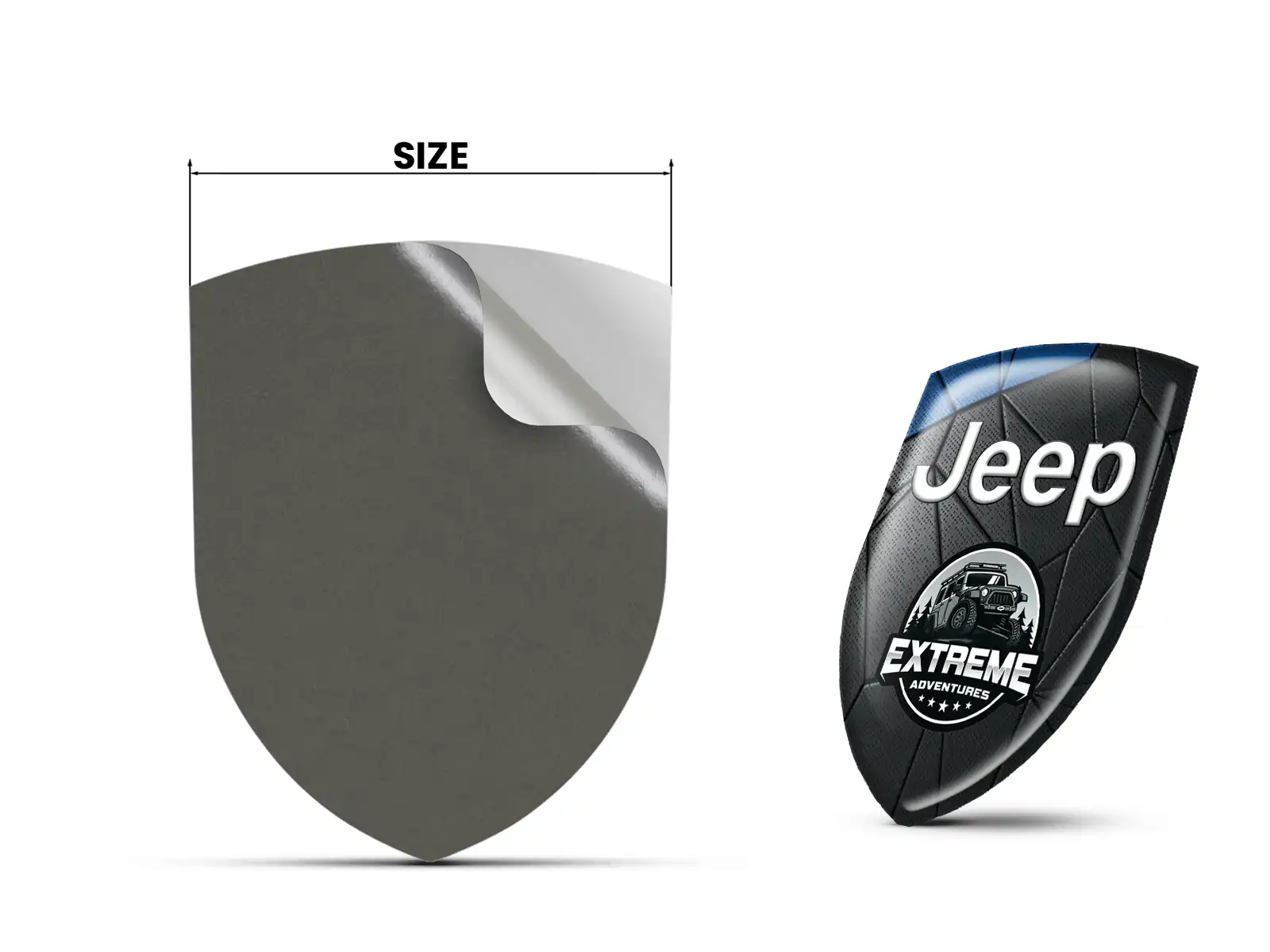 Jeep Kuppelaufkleber Feinkorn Premium Max Robust